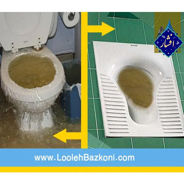 رفع گرفتگی توالت در صادقیه