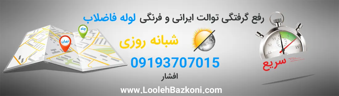 رفع گرفتگی توالت