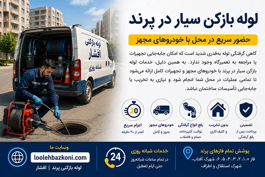 لوله بازکن سیار در پرند